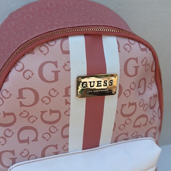 New GUESS Ella Faux Leather Backpack - Picture 4 of 9